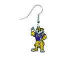 LSU Mascot Dangle Earrings