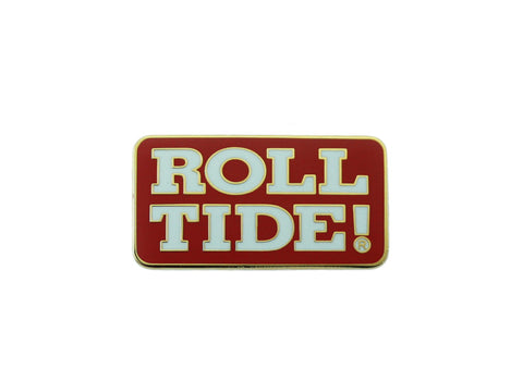 Alabama Roll Tide Crimson Lapel Pin